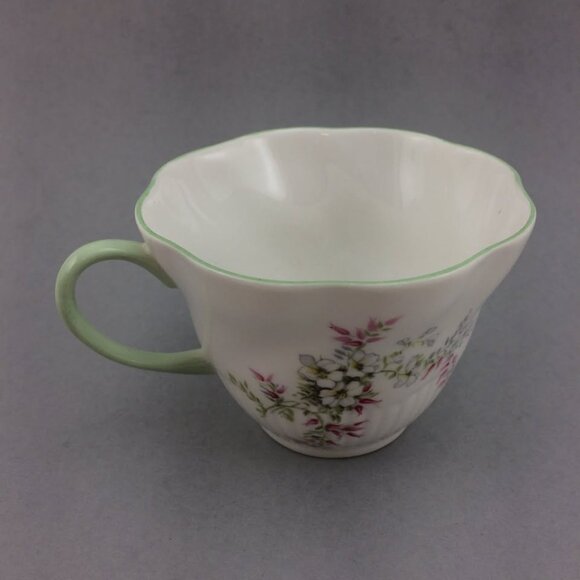 Floral Flower Teacup and Saucer by Queen's Rosina Vintage Girlcore - Picture 8 of 10